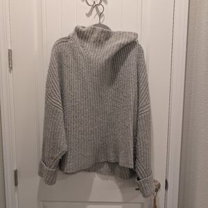 Anthropologie Maeve Grey Sweater XL
